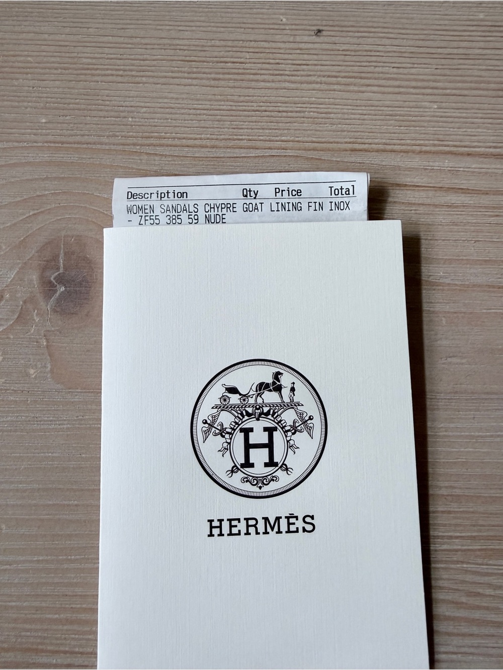 Hermes Chypre Sandal Nude 38.5/US 8 - Picture 9 of 11